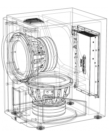 Perlisten D212s - Caisson de grave - Livraison gratuite