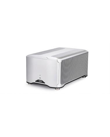MSB S500 — amplificateur de puissance stéréo, finition argent (fond blanc)
