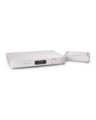 MSB The Discrete DAC avec son alimentation dédiée Discrete Power Supply, finition argent mat