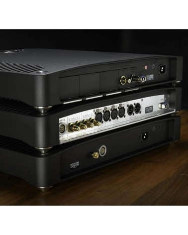 MSB The Cascade DAC — vue arrière : entrées-sorties (XLR, RCA) et liaison Cascade-Link