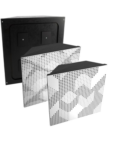 Artnovion Bass Trap d'angle perforé — Piège de grave accordable
