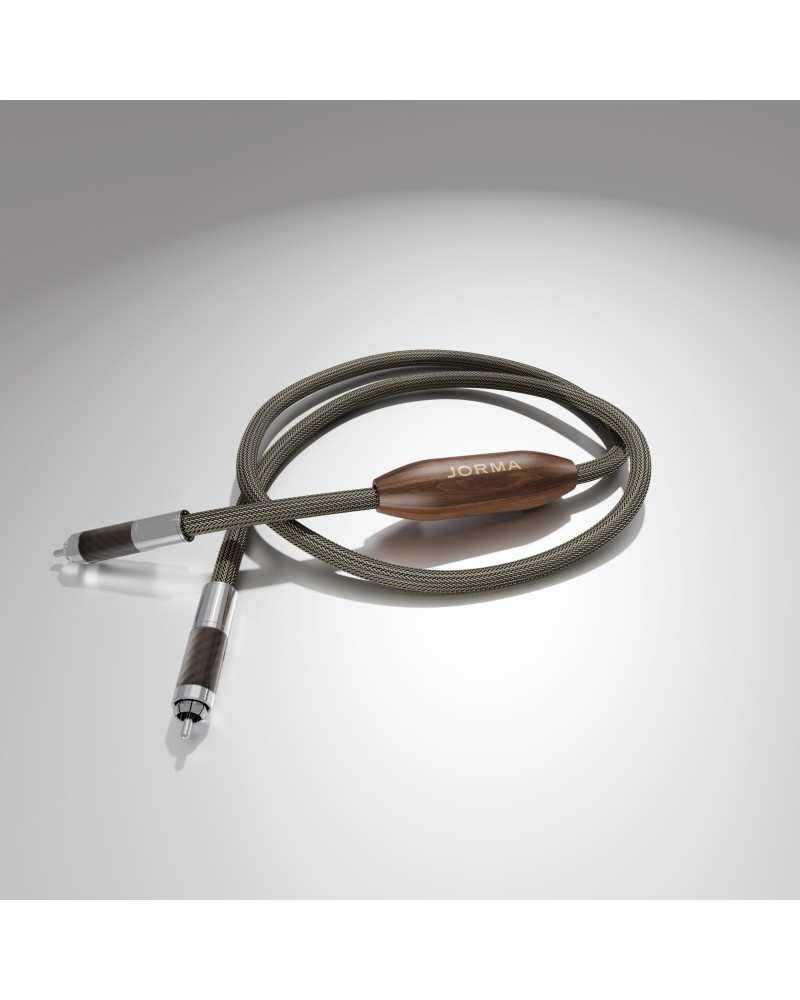 Jorma Paragon — câble de modulation RCA, coque en noyer